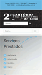 Mobile Screenshot of cartoriotatui.com.br
